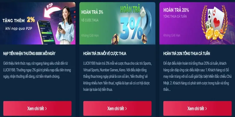 Ưu đãi nạp tiền đặc biệt APP 98win10